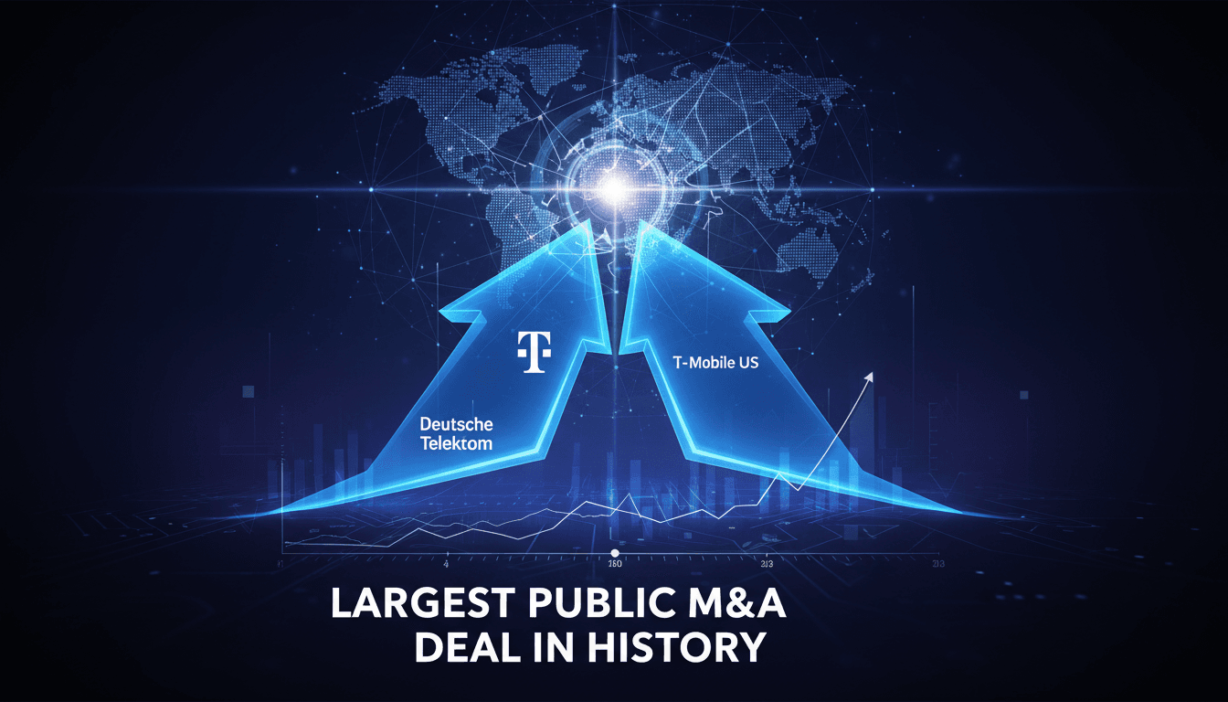 Deutsche Telekom considers merger with T-Mobile US to create largest public M&A deal in history