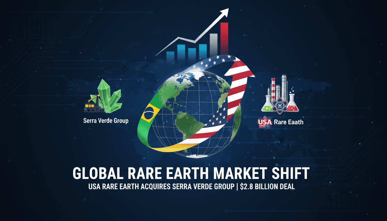 USA Rare Earth acquires Brazil's Serra Verde Group for $2.8 billion
