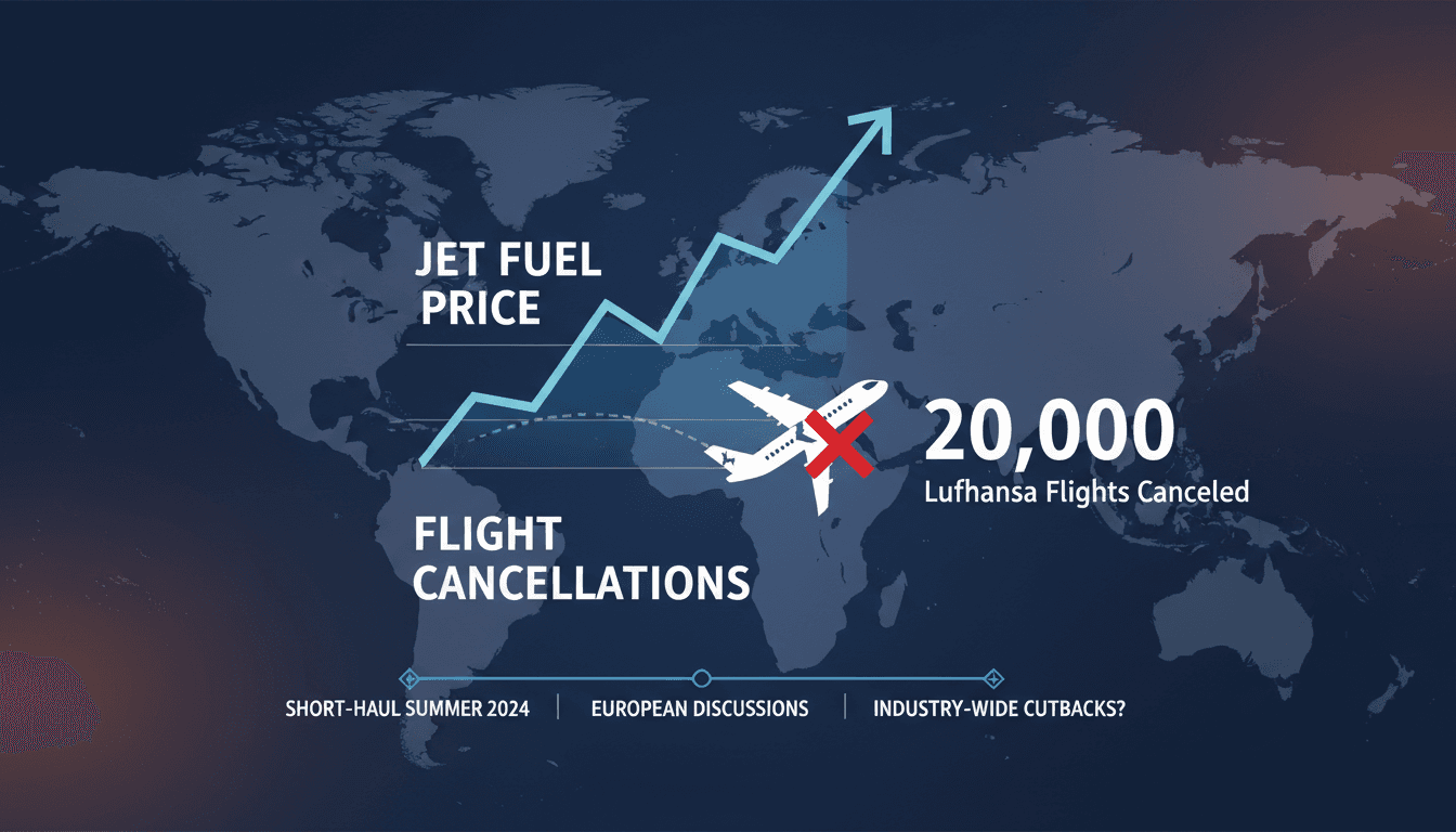 Lufthansa cancels 20,000 flights to address rising jet fuel costs