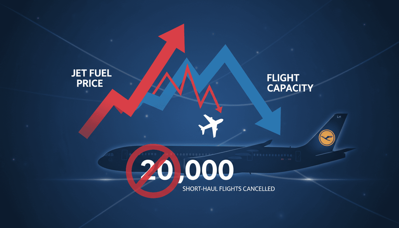 Lufthansa cancels 20,000 short-haul flights amid rising jet fuel costs