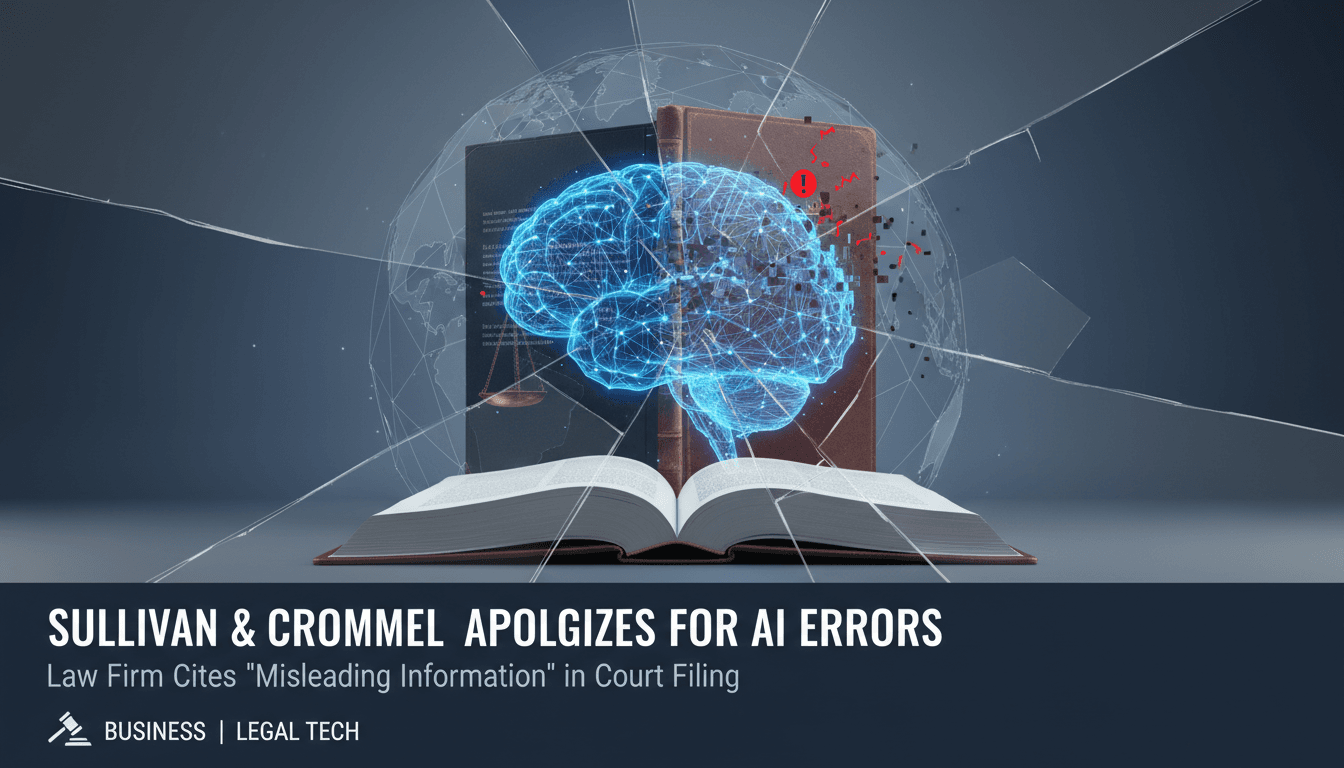 Sullivan & Cromwell Apologizes for AI Errors in Bankruptcy Filing