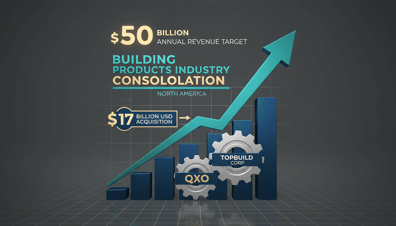 QXO Announces $17 Billion Acquisition of TopBuild Corp