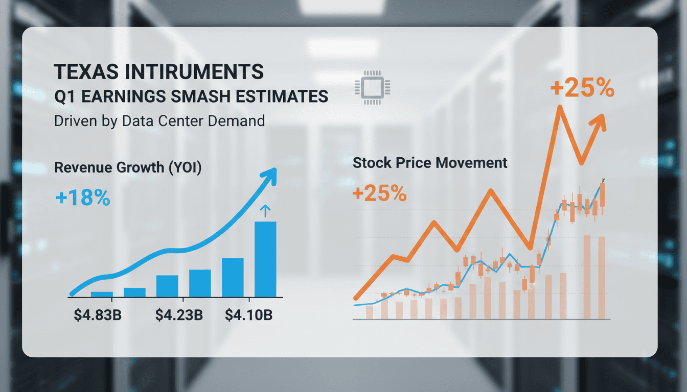 Texas Instruments Reports Strong Q1 Earnings Driven by Data Center Demand