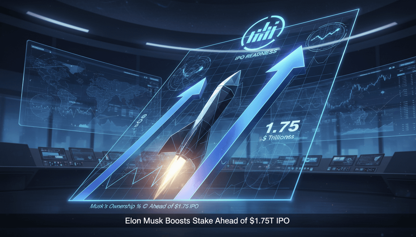 Elon Musk increases SpaceX ownership ahead of IPO