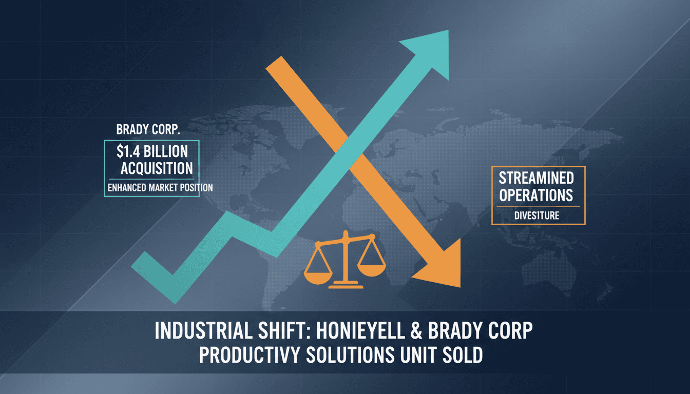 Honeywell sells productivity solutions unit to Brady Corp for $1.4 billion