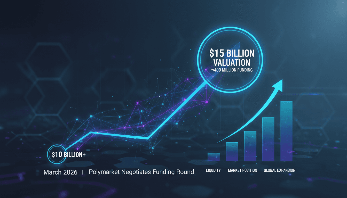 Polymarket Negotiates $400 Million Funding at $15 Billion Valuation