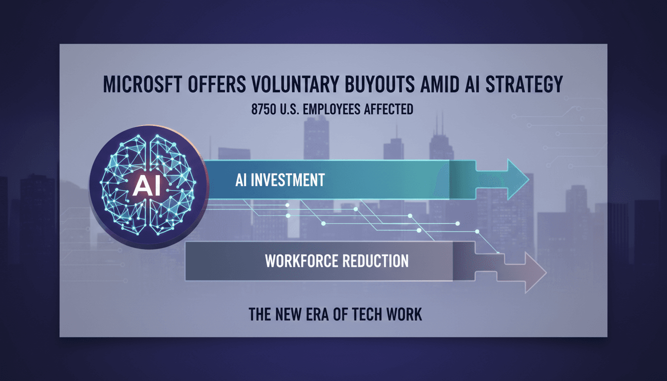 Microsoft offers voluntary buyouts to 8750 U.S. employees amid AI investment strategy