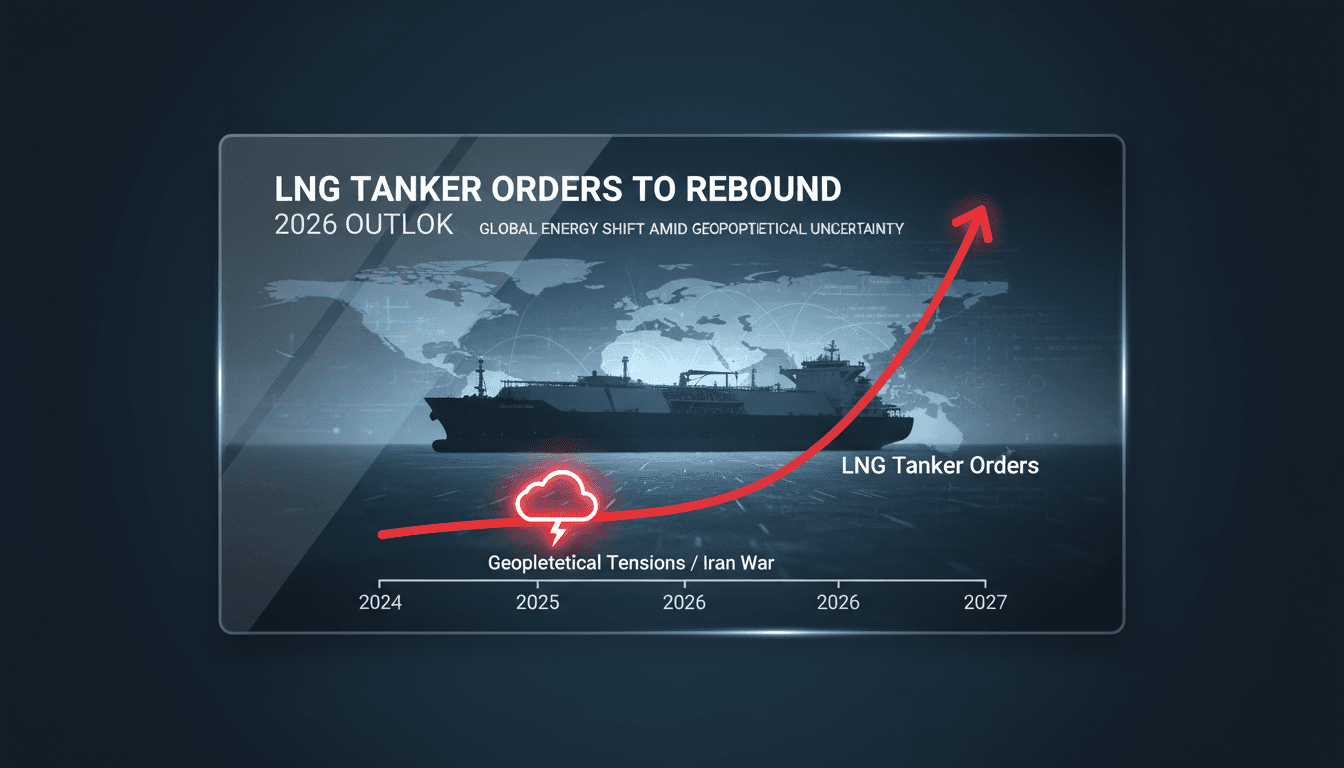 LNG tanker orders expected to rebound in 2026 amid geopolitical tensions