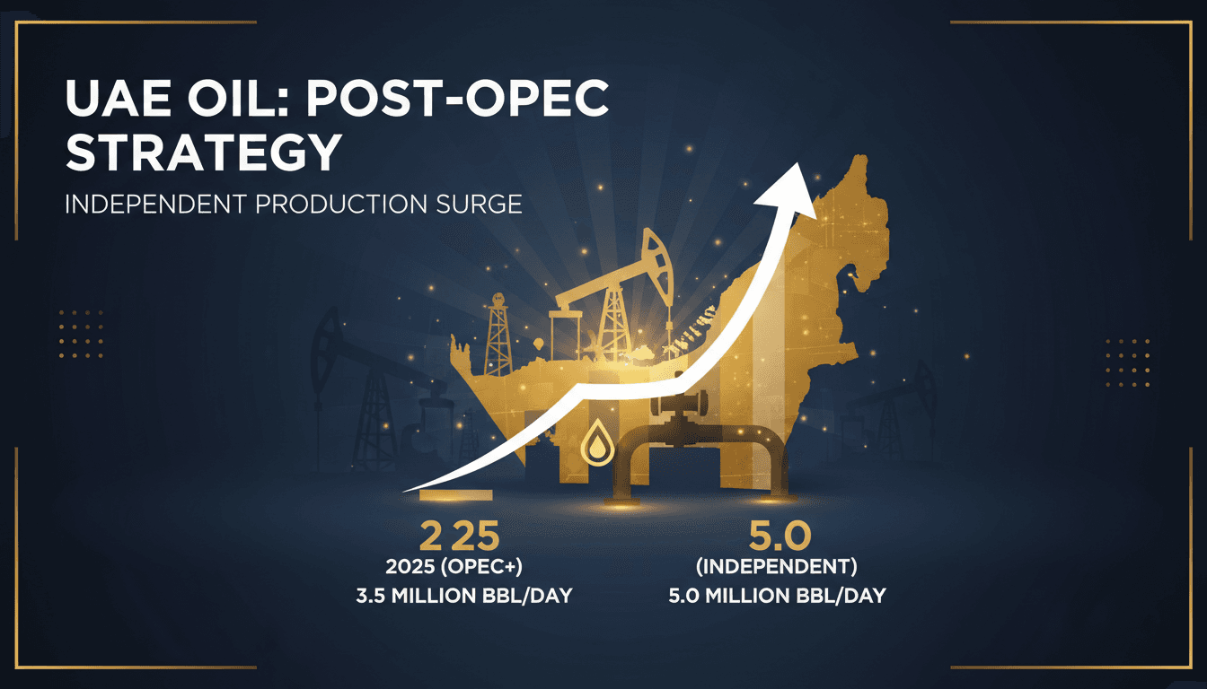 UAE Withdraws from OPEC to Pursue Independent Oil Production Strategy