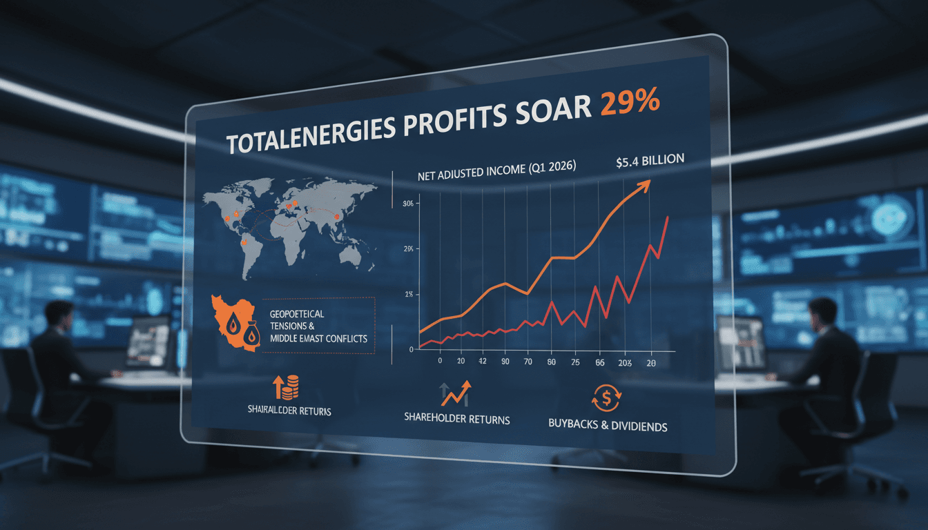 TotalEnergies reports 29% profit increase amid high oil prices and geopolitical tensions
