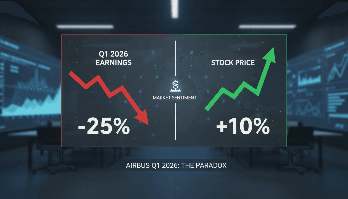 Airbus reports significant earnings decline in Q1 2026 amid delivery slowdown