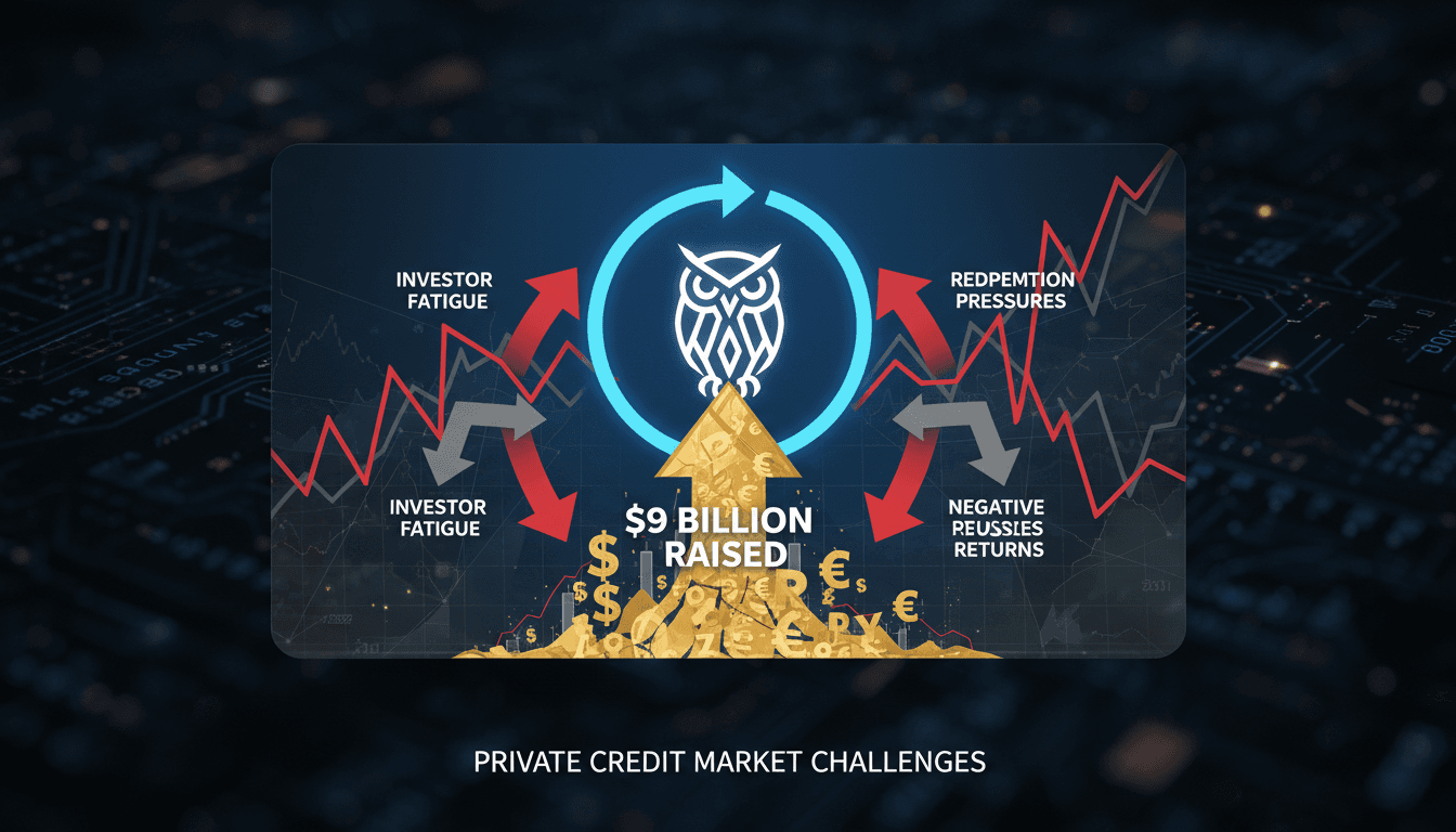 Blue Owl Capital Raises $9 Billion Amid Private Credit Market Challenges