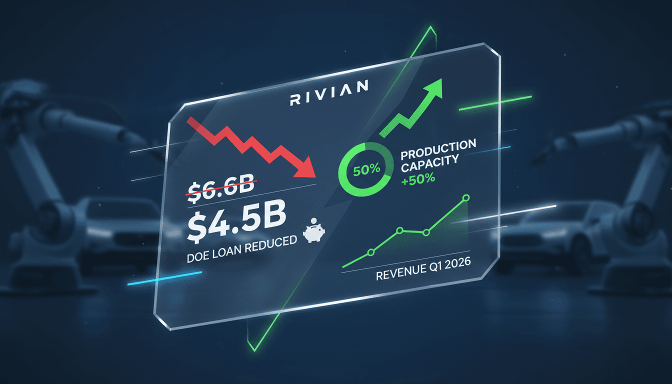 Rivian reduces DOE loan while increasing Georgia plant production capacity