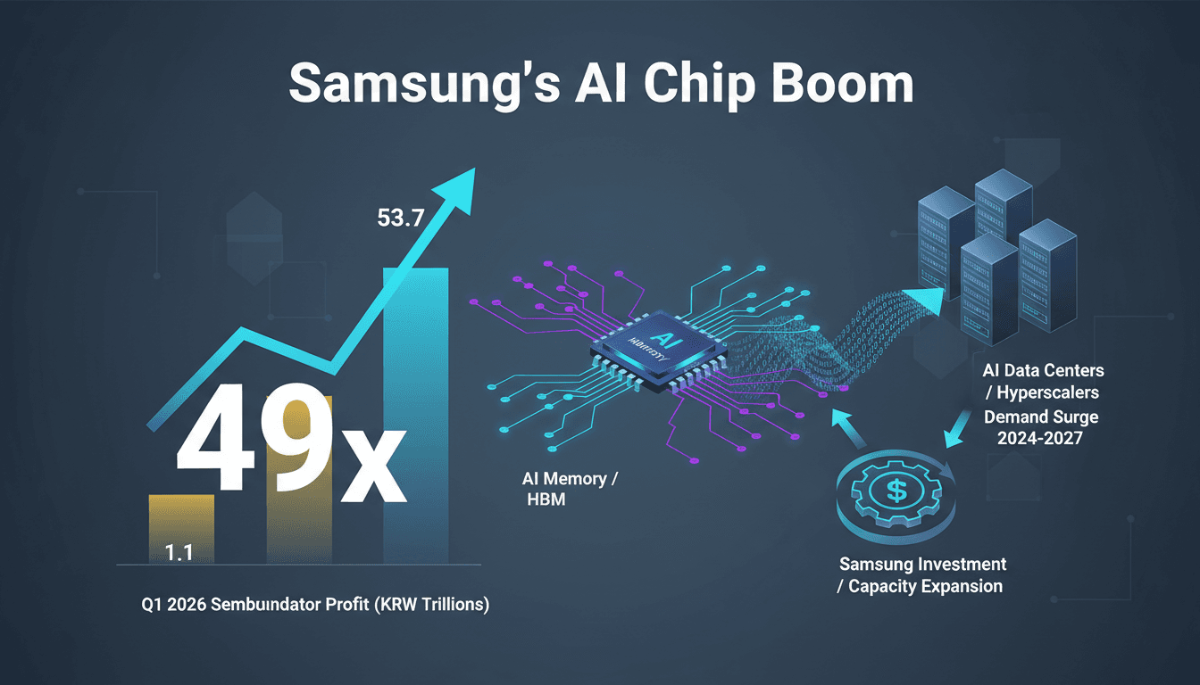 Samsung Electronics Reports Record Q1 2026 Semiconductor Profit Amid AI Chip Demand Surge