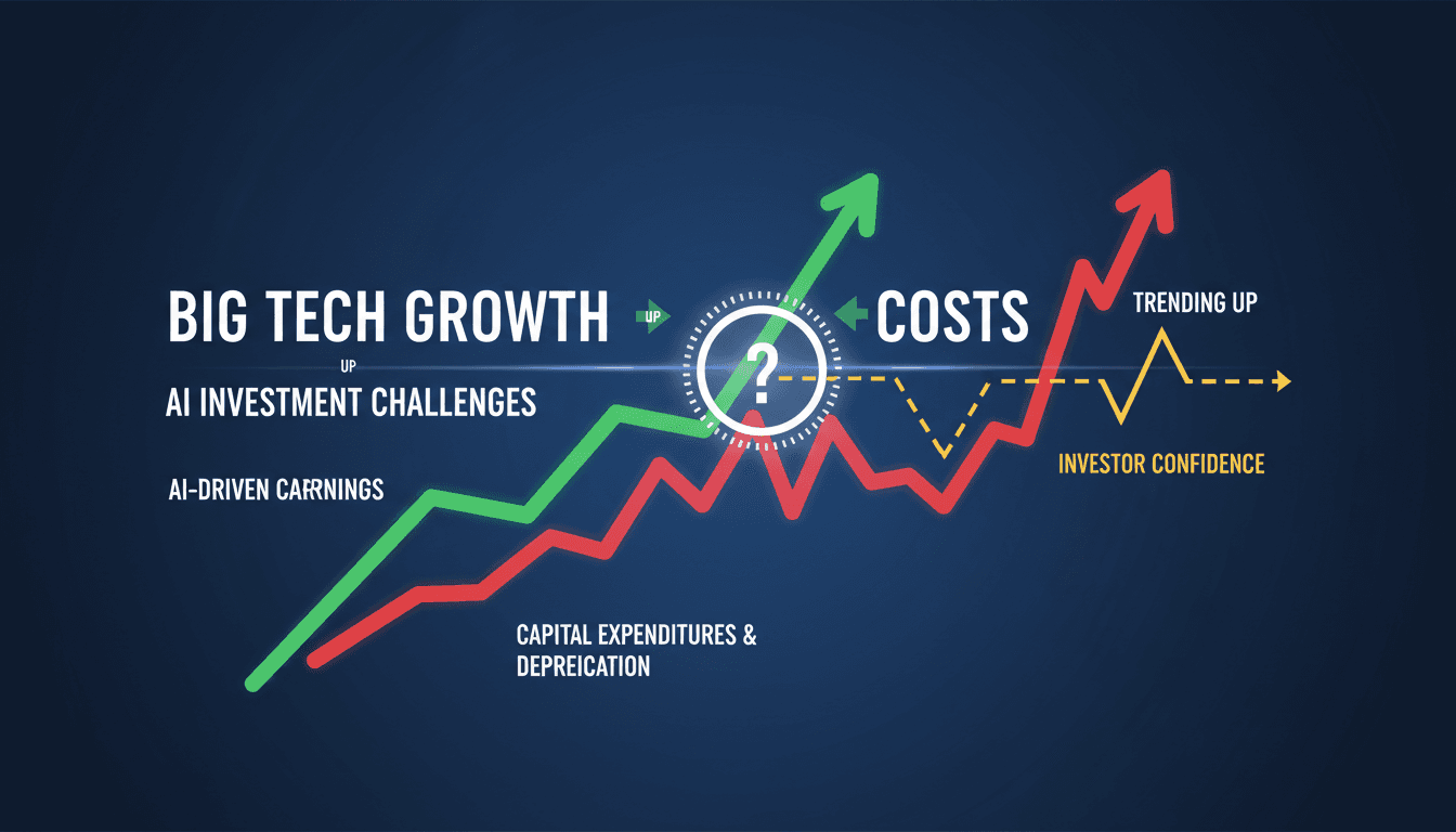 Big Tech Earnings Growth Driven by AI Faces Investor Concerns Over Costs