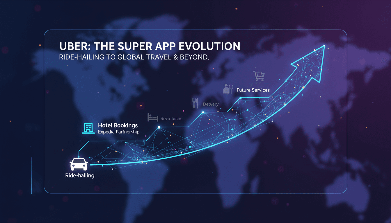 Uber expands app to include hotel bookings through Expedia partnership