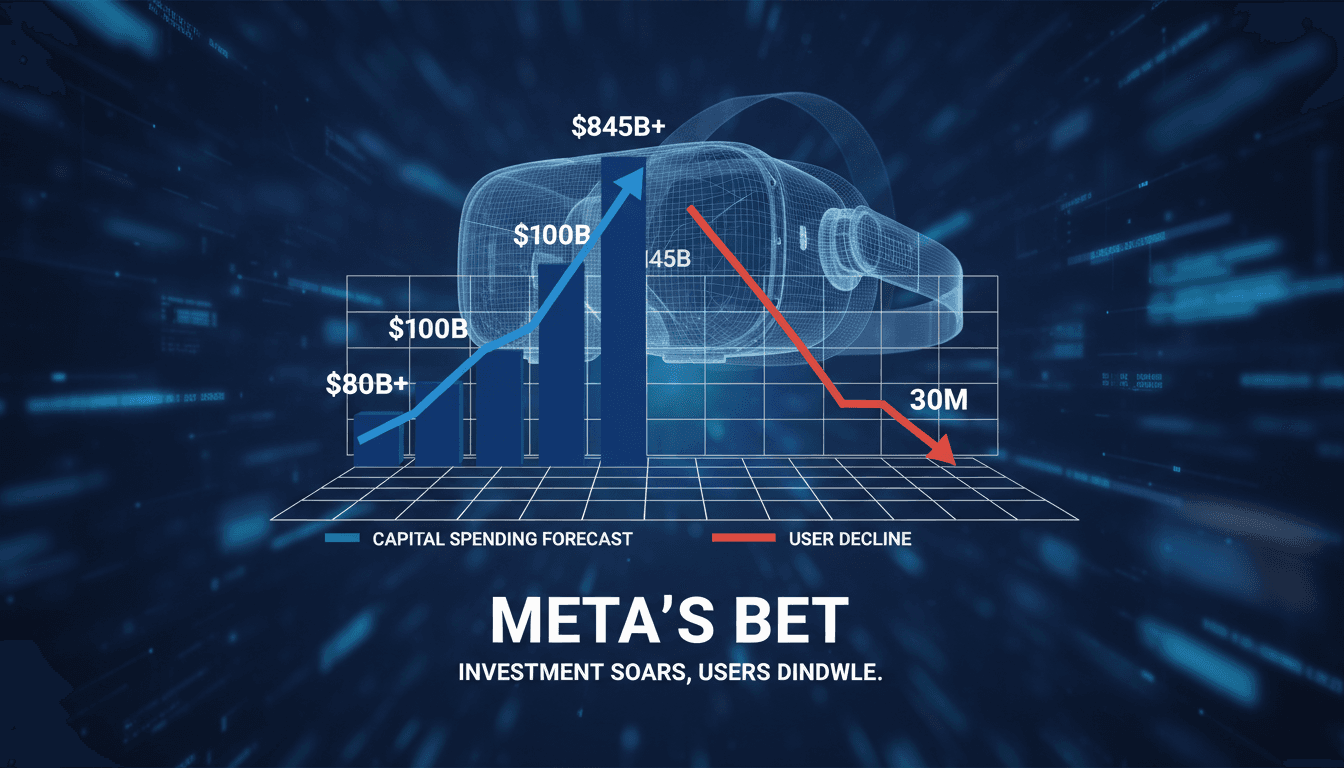 Meta Raises Capital Spending Forecast to $145 Billion Amid Ongoing Losses in Metaverse
