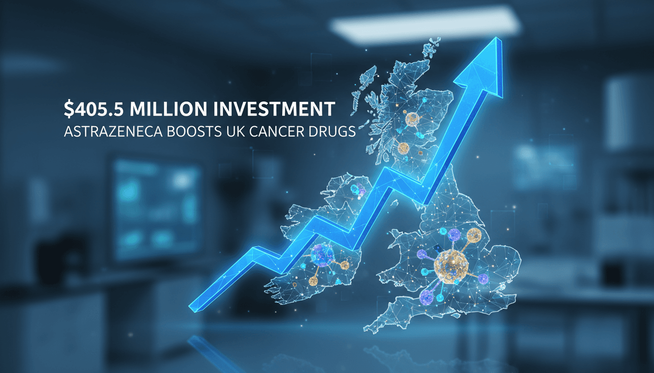 AstraZeneca announces $405.5 million investment in U.K. cancer drug market