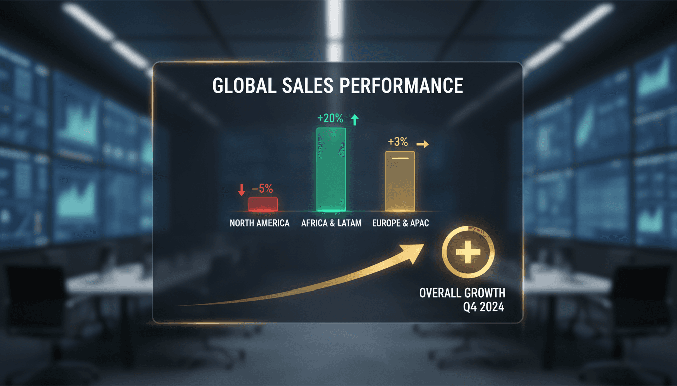 Diageo's sales performance analysis across global markets