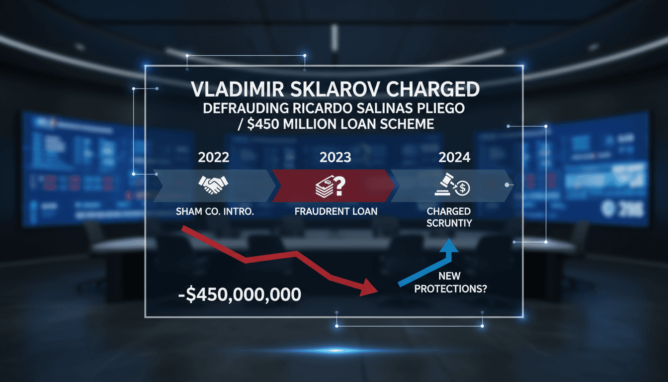 Vladimir Sklarov charged with defrauding billionaire Ricardo Salinas Pliego