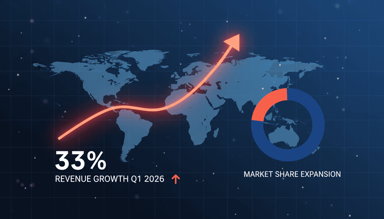 DoorDash revenue growth chart for Q1 2026