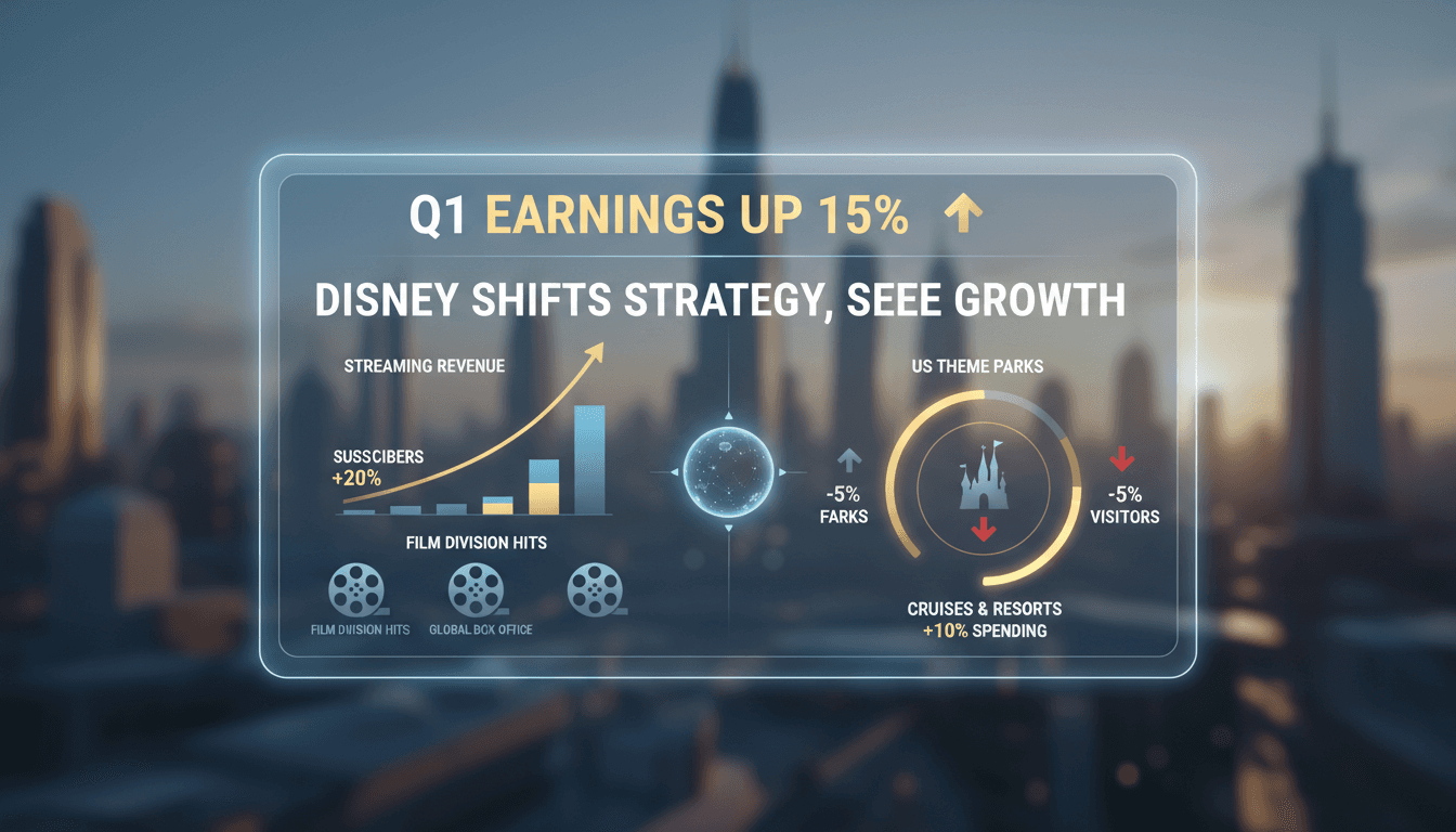 Disney's earnings report highlights strong streaming and film performance.