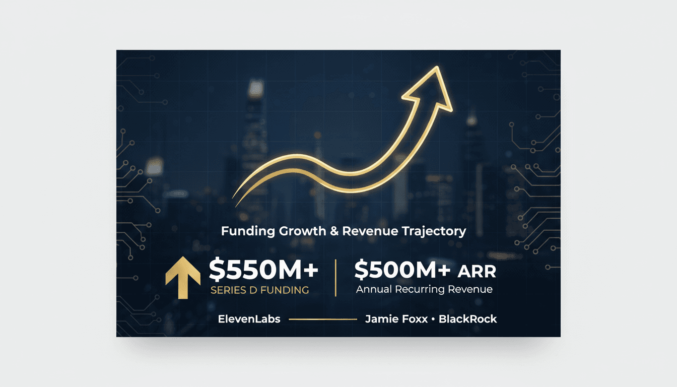 ElevenLabs secures over $550 million in Series D funding led by high-profile investors