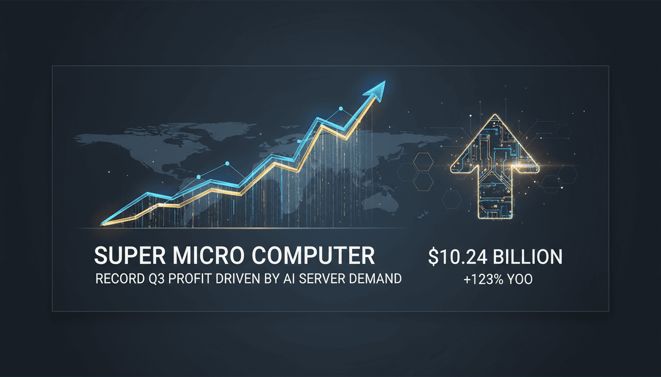 Super Micro Computer Reports Record Q3 Profit Driven by AI Server Demand