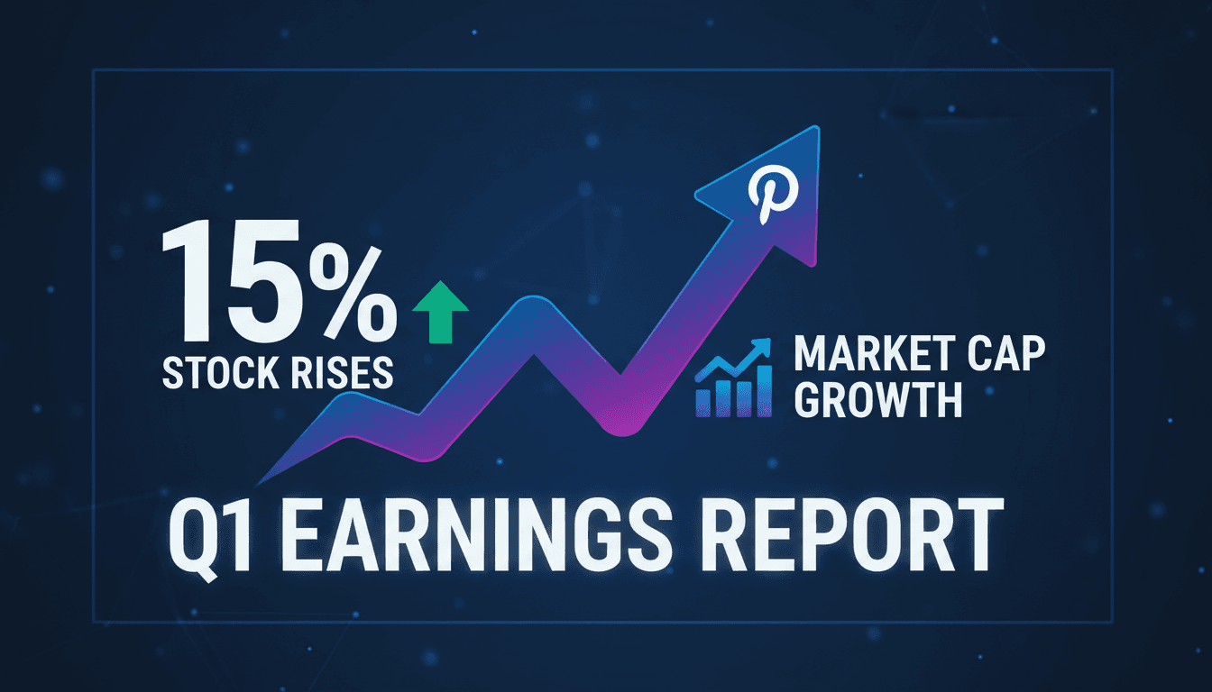 Pinterest's stock rises 15% following strong first-quarter earnings report