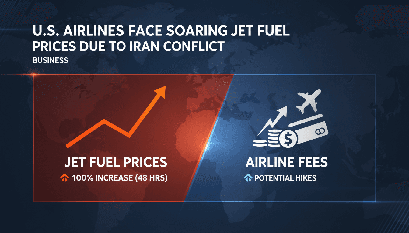U.S. airlines face soaring jet fuel prices due to Iran conflict