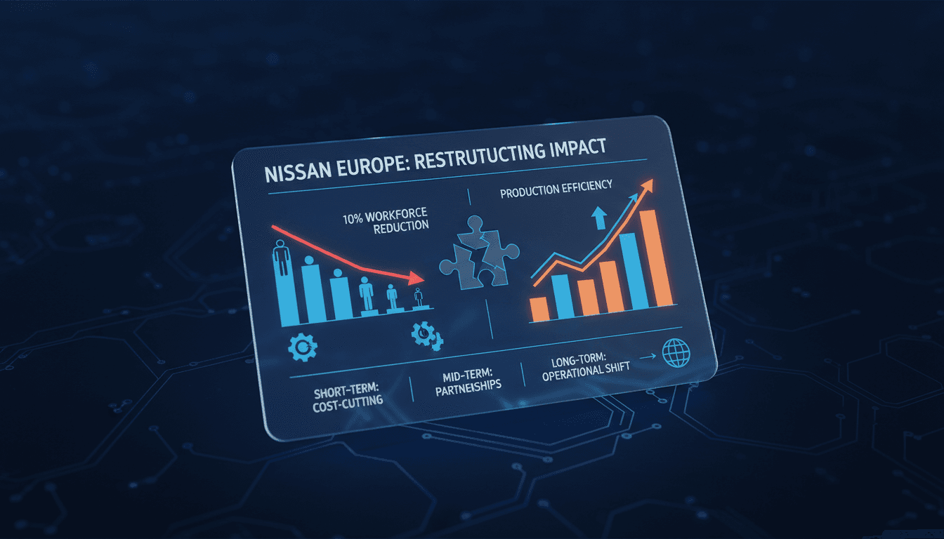 Nissan announces 10% workforce reduction in Europe amid restructuring efforts