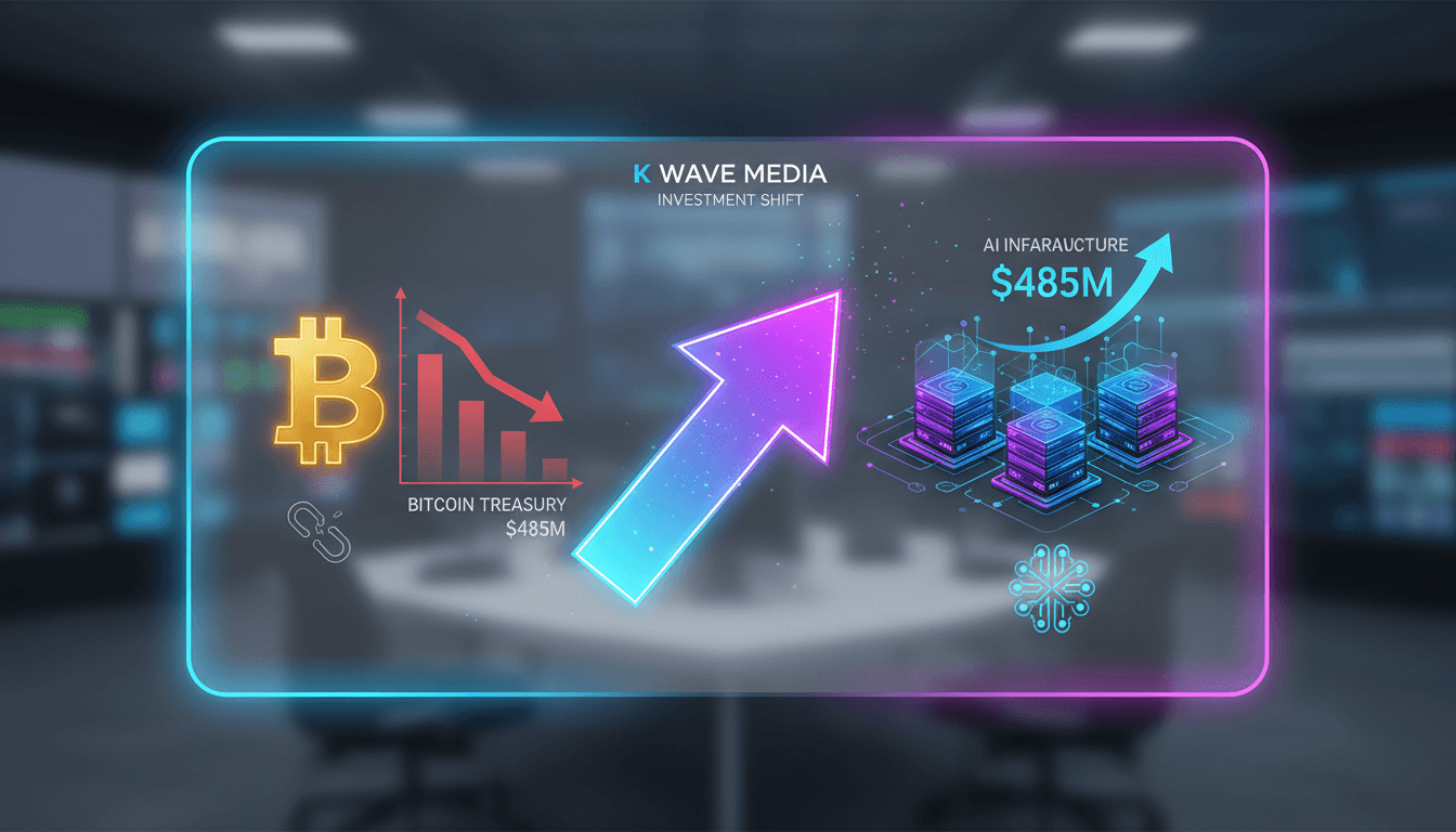 K Wave Media shifts $485 million from Bitcoin to AI infrastructure
