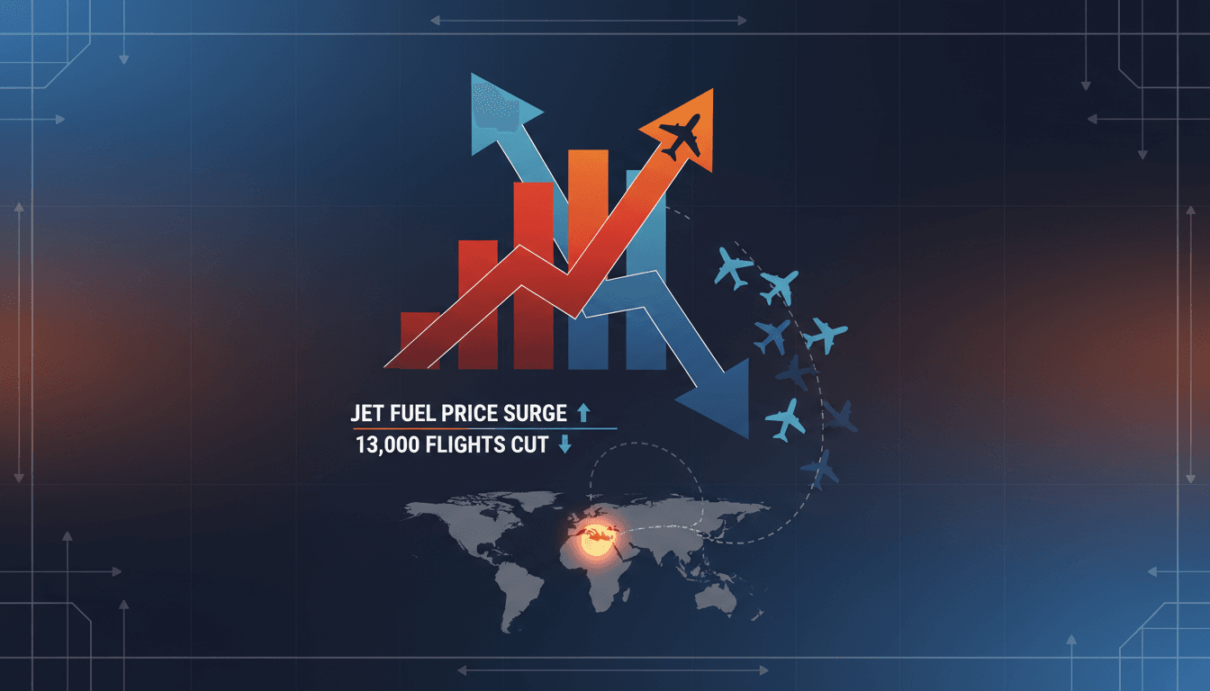 Airlines Cut 13,000 Flights Globally Amid Jet Fuel Price Surge Linked to Iran Conflict