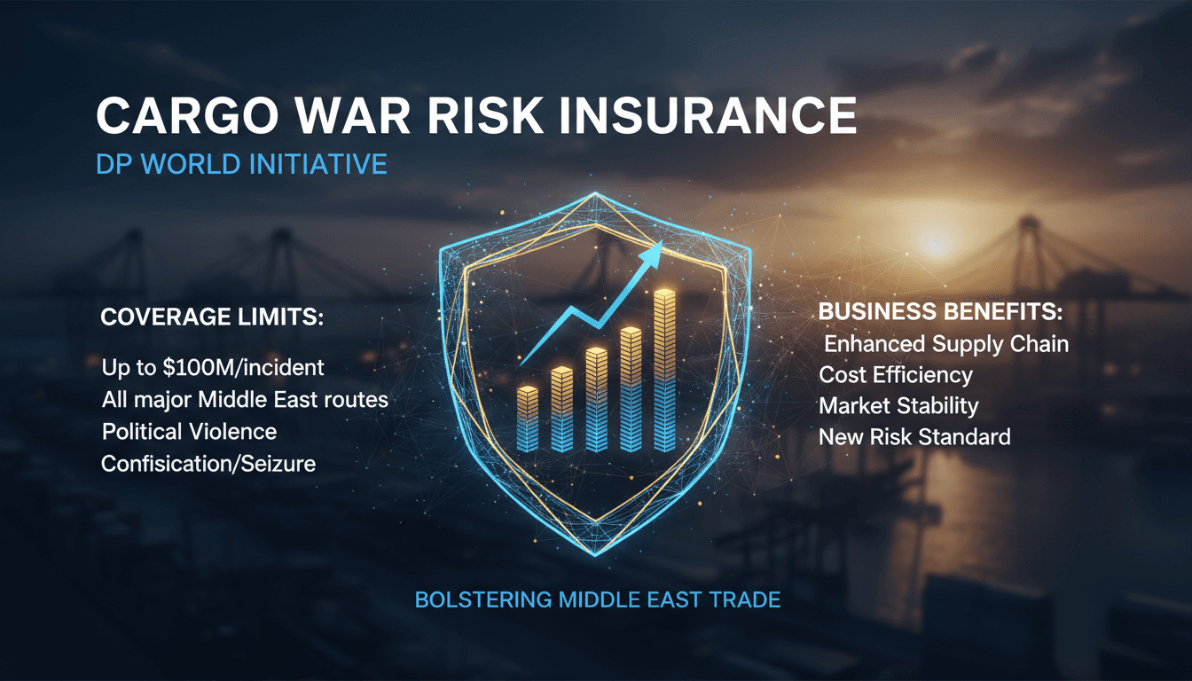 DP World launches cargo war risk insurance to bolster Middle East trade