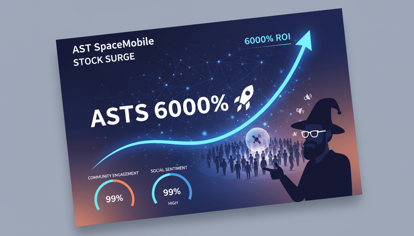 AST SpaceMobile's stock surges 6000% driven by online community support