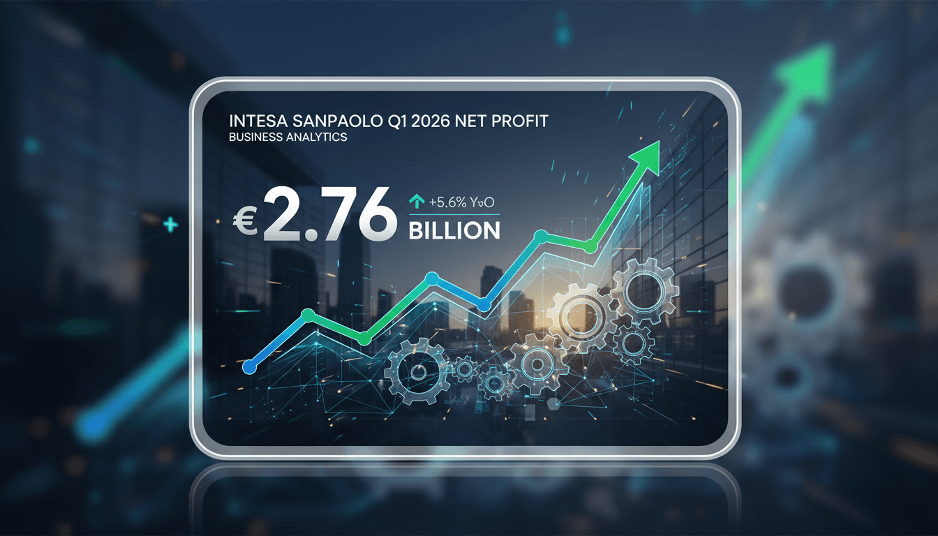 Intesa Sanpaolo reports €2.76 billion net profit for Q1 2026
