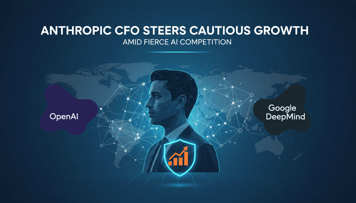 Anthropic CFO Krishna Rao adopts cautious growth strategy amid AI competition