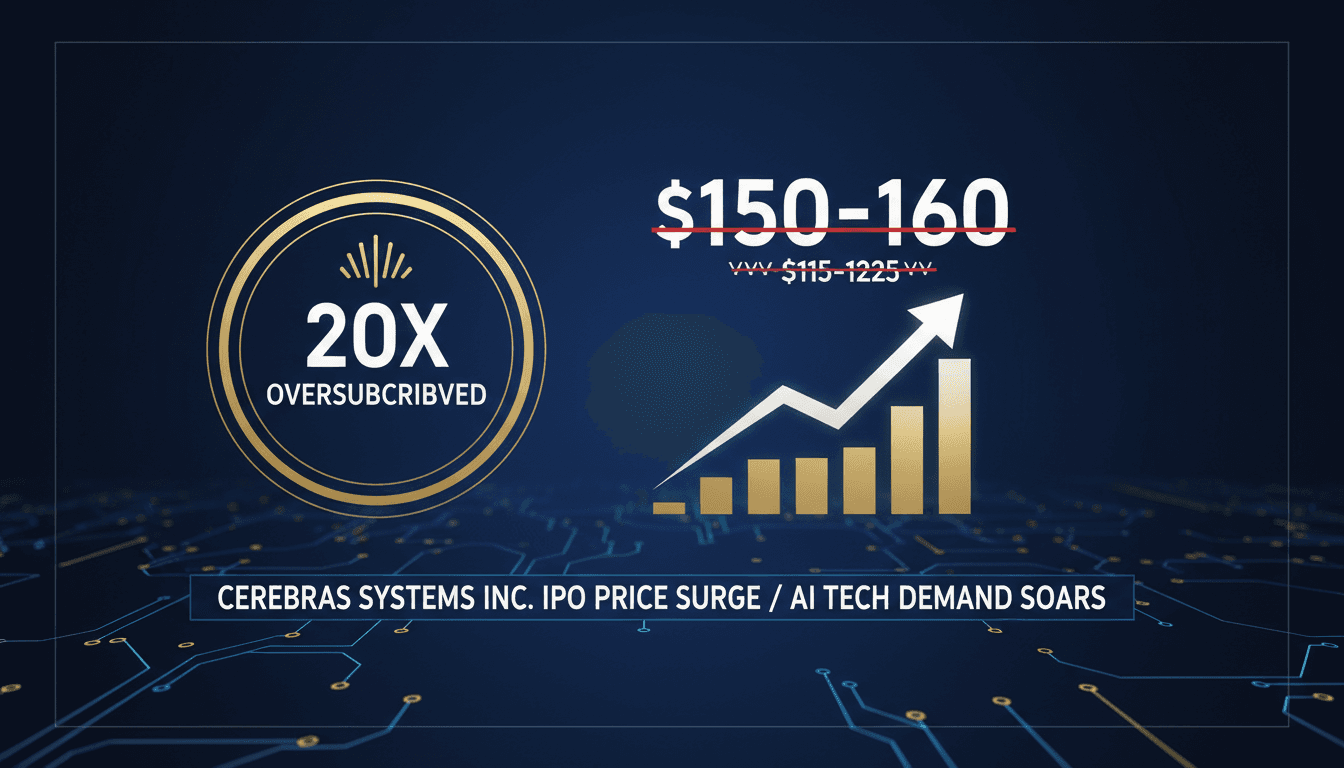Cerebras Systems Inc. raises IPO price range amid strong investor demand