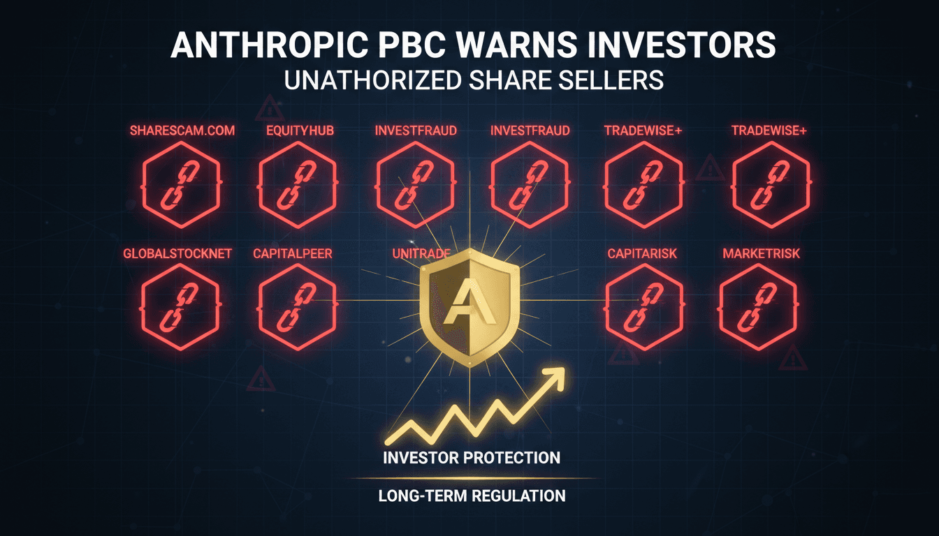 Anthropic PBC warning investors about unauthorized share sellers