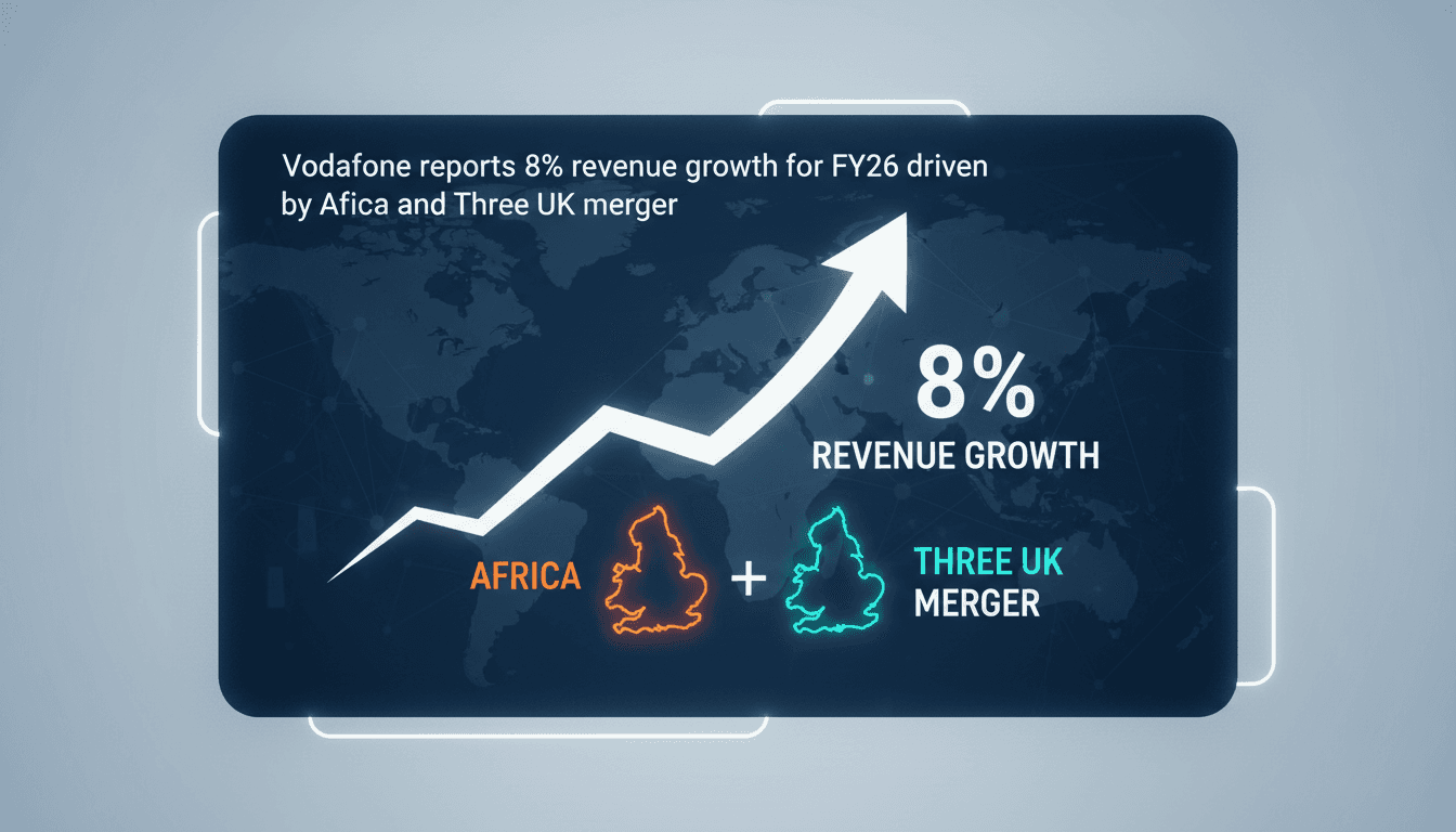 Vodafone's financial performance and growth analysis for FY26