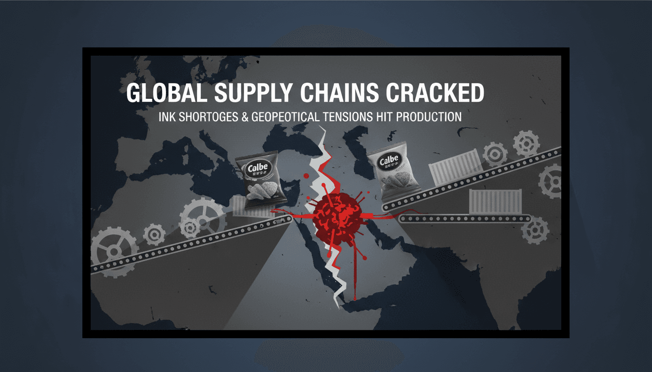 Calbee to Switch to Monochrome Packaging Amid Iran War Supply Disruptions