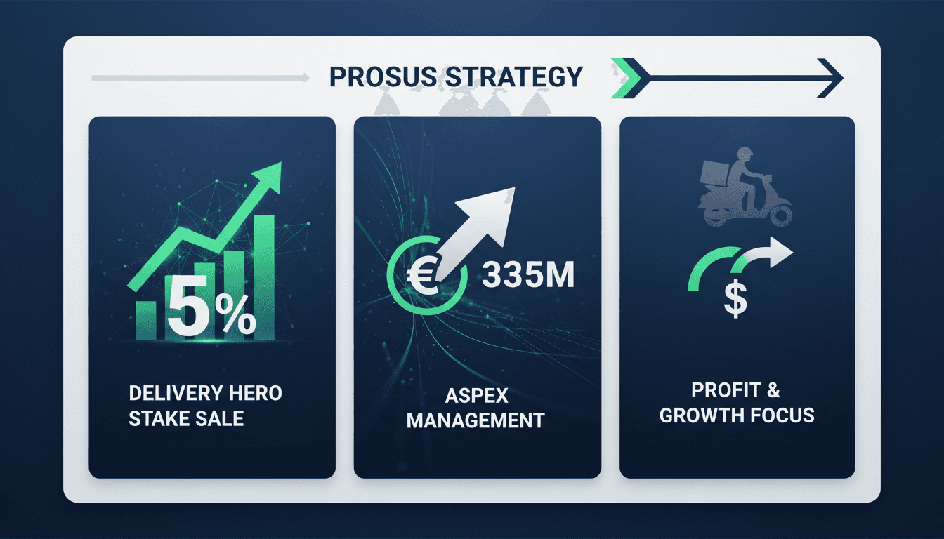 Prosus sells 5% stake in Delivery Hero to Aspex Management for €335 million