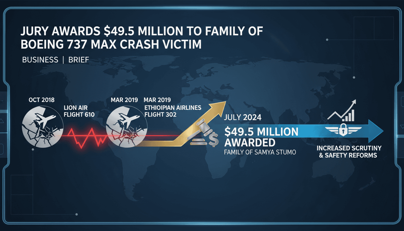Family of Samya Stumo awarded $49.5 million after Boeing 737 Max crash