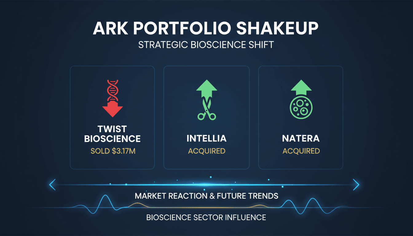 ARK Investment Management portfolio changes in bioscience sector