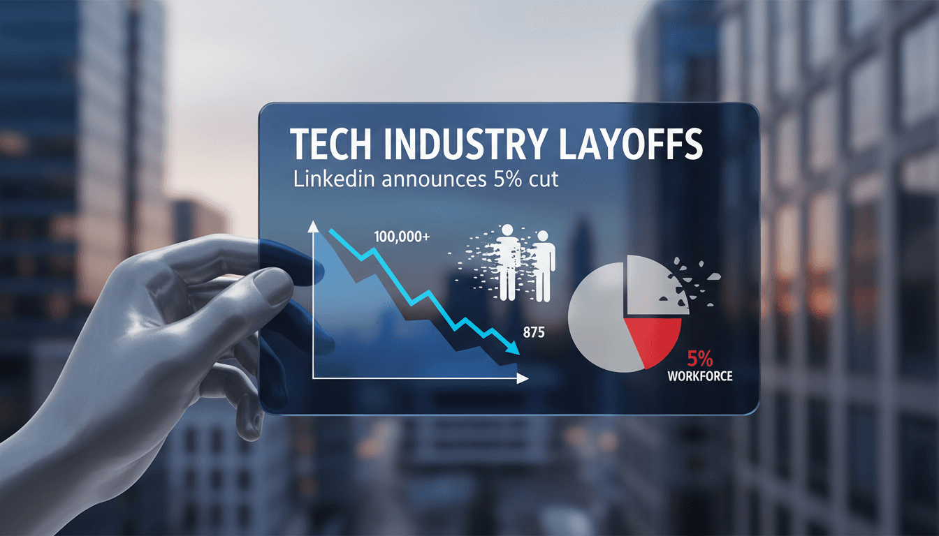 LinkedIn announces 5% workforce layoffs amid tech industry cuts
