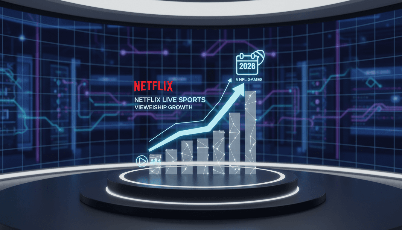 Netflix to Stream Five NFL Games Starting in 2026
