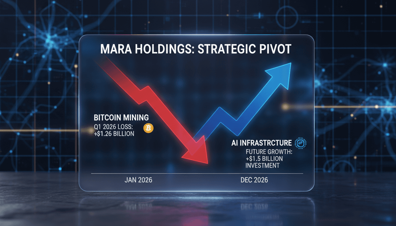 MARA Holdings reports $1.26 billion loss and pivots from Bitcoin to AI infrastructure