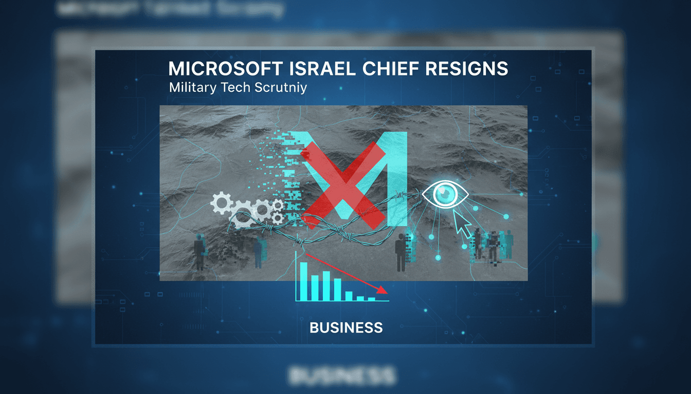 Microsoft Israel chief resigns amid military technology scrutiny