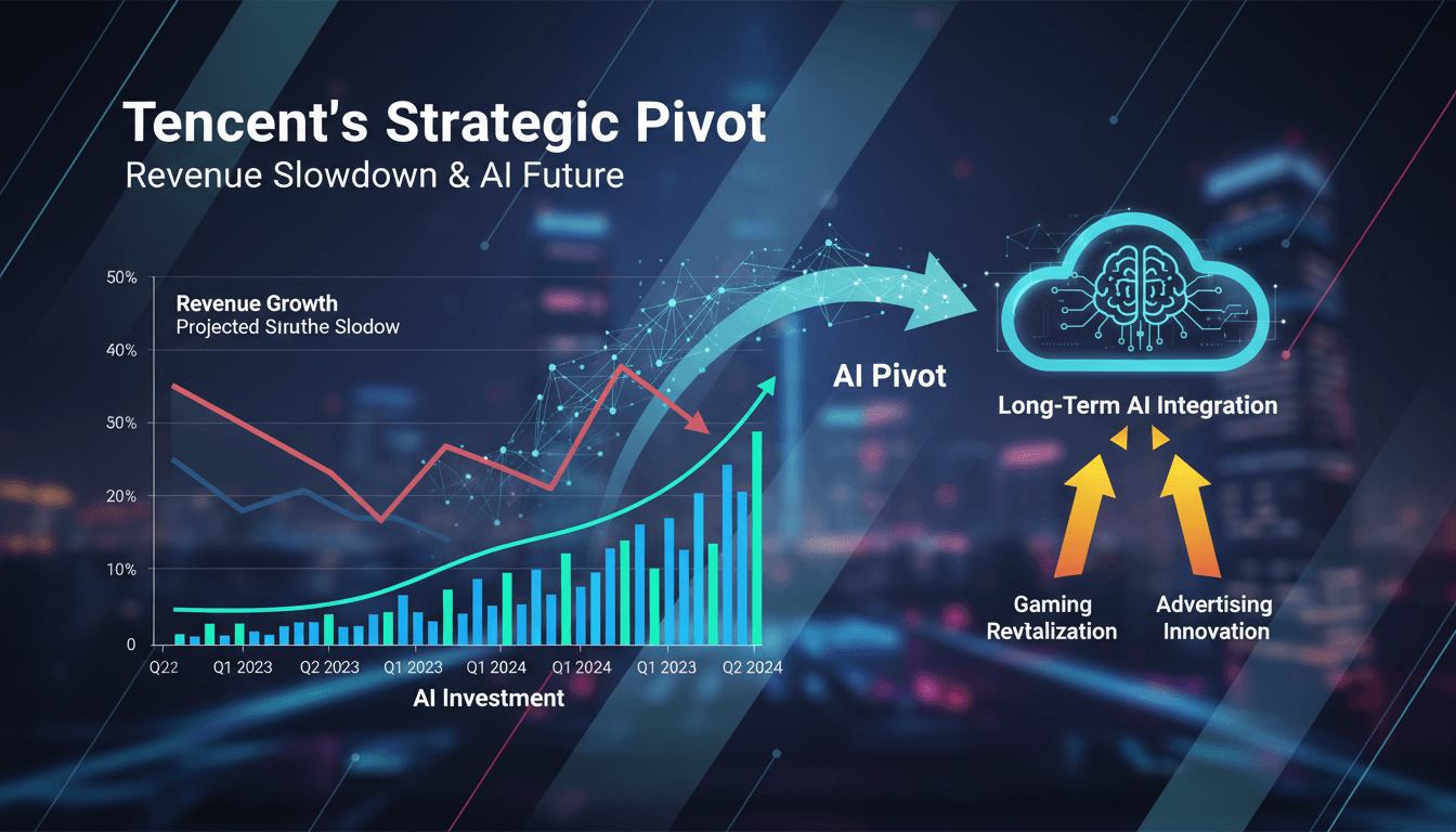 Tencent reports slowest revenue growth in six quarters amid AI pivot