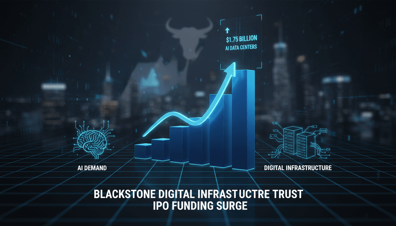 Blackstone Digital Infrastructure Trust raises $1.75 billion in IPO for AI data centers